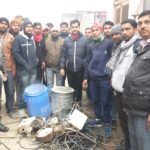 खुर्जा : विधुत विभाग ने चलाया चेकिंग अभियान बिजली चोरी में बिल्लू चौधरी को किया गिरफ्तार