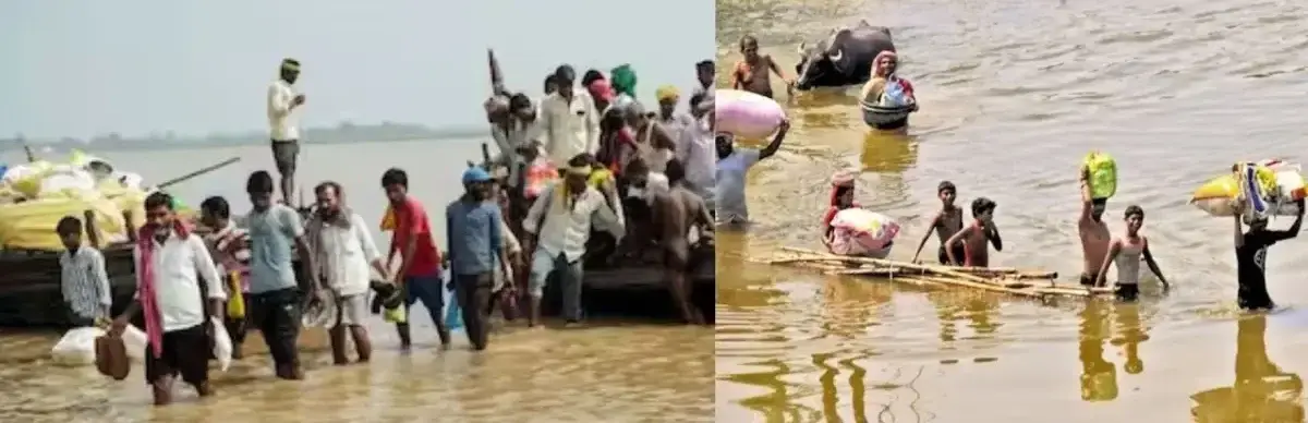 बिहार में बाढ़ का हाई अलर्ट: नेपाल की बाढ़ से पश्चिम चंपारण में तटबंध टूटे, गंडक का जलस्तर बढ़ा