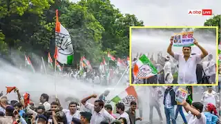 CEC ज्ञानेश कुमार के खिलाफ कांग्रेस का प्रदर्शन, कई नेता हिरासत में