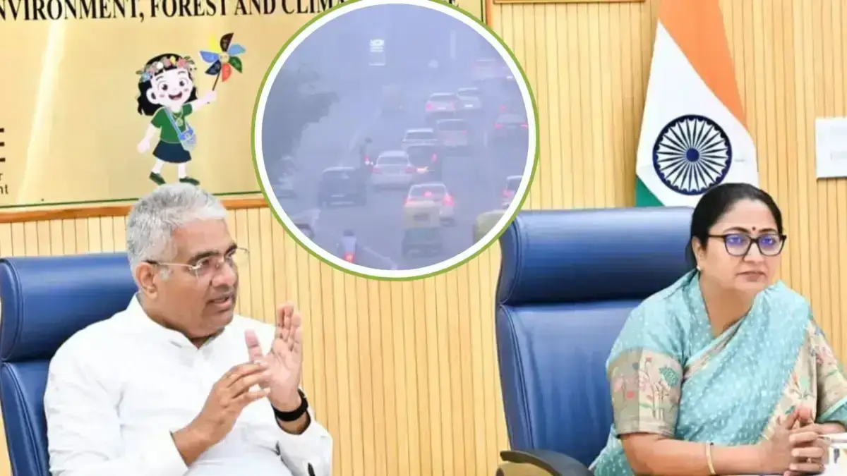 दिल्ली में नई पर्यावरण नीति: पार्किंग शुल्क दोगुना, निर्माण स्थल पर CCTV अनिवार्य, वर्क‑फ्रॉम‑होम 50% तक