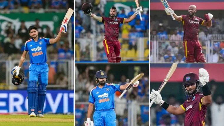 भारत‑वेस्टइंडीज 2nd ODI में बना इतिहास: दोनों टीमों के पाँच शतक, 800+ रन