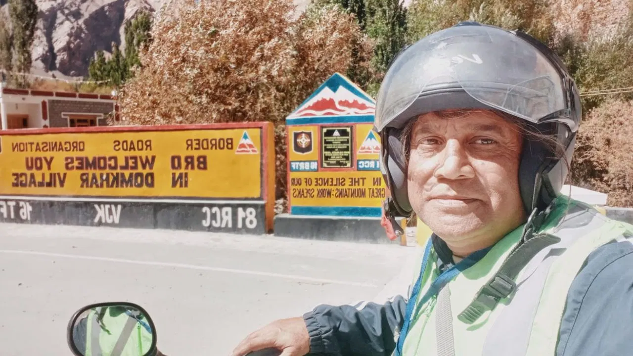 53 साल के राणा हरपिंदर पाल सिंह ने अकेले Activa पर 2,342 किमी का हिमालयी सफर पूरा किया