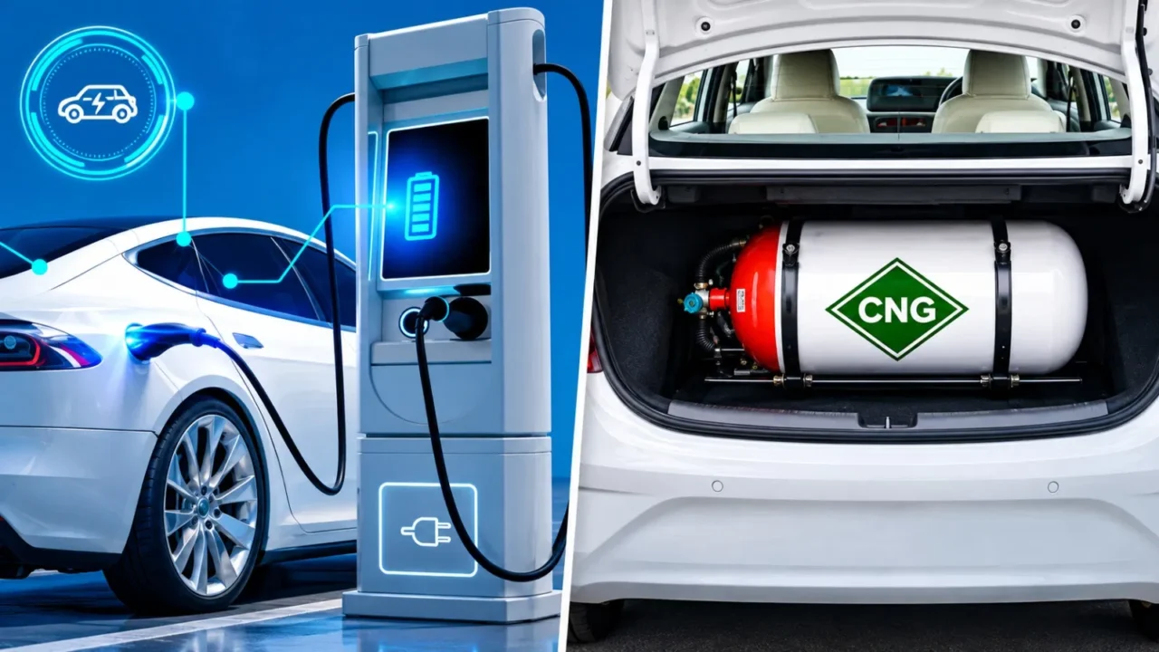 CNG बनाम EV: TERI की लाइफ़साइकिल स्टडी ने दिखाया पर्यावरण पर कौन सी कार बेहतर