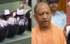 अखिलेश यादव ने भाजपा के ‘पाप के घड़े’ दिखाए, यूपी की सियासत में प्रतीक‑युद्ध तेज