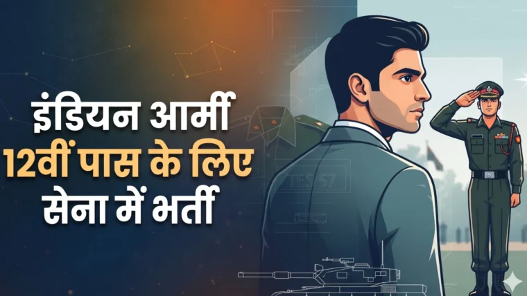 इंडियन आर्मी TES-57: 12वीं पास युवाओं के लिए अधिकारी बनने का अवसर, आवेदन 14 अक्टूबर से शुरू