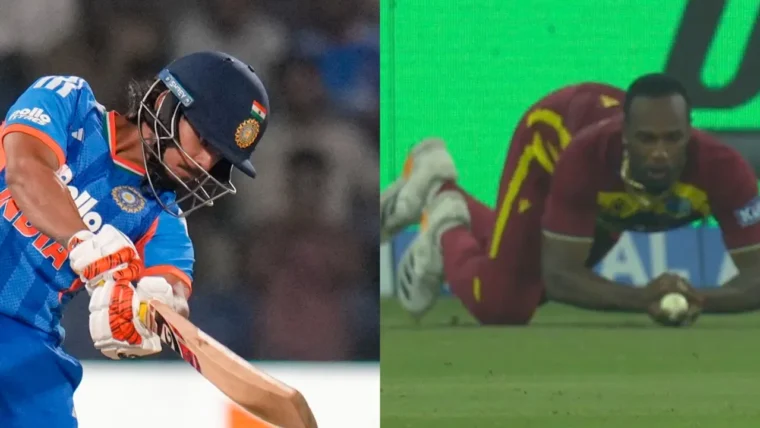 इशान किशन को नॉट‑आउट देने पर तीसरे अंपायर के फैसले से वेस्टइंडीज में बवाल