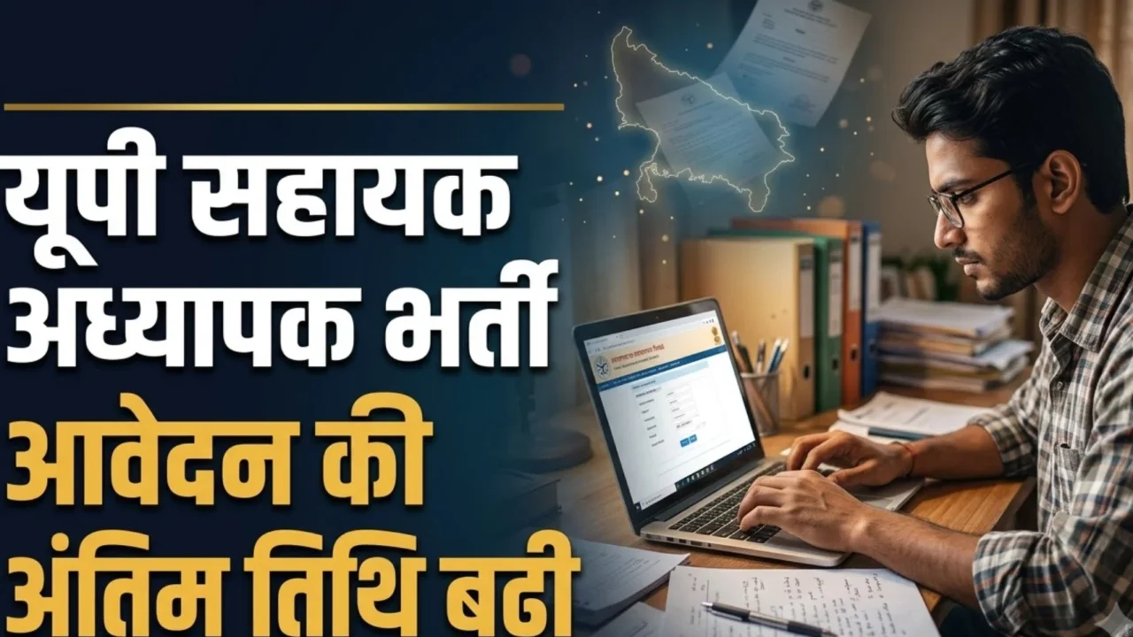उत्तर प्रदेश में सहायक अध्यापक भर्ती के 12,405 पदों के लिए आवेदन की अंतिम तिथि बढ़ी