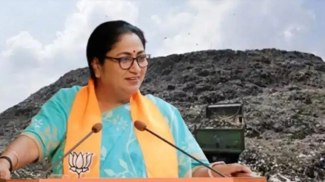ओखला लैंडफिल पर रेखा गुप्ता का निरीक्षण: 217 लाख टन कचरा निस्तारित, 100 एकड़ भूमि मुक्त