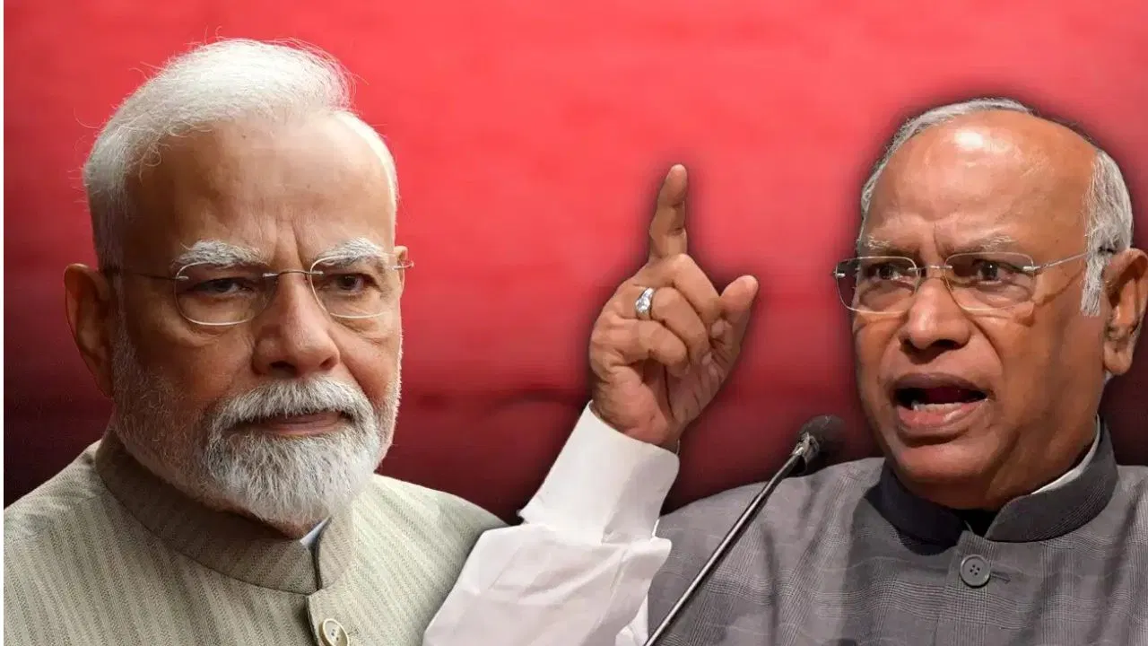 कांग्रेस अध्यक्ष खरगे ने पीएम मोदी पर विवादित टिप्पणी की, कार्यक्रम में हंगामा