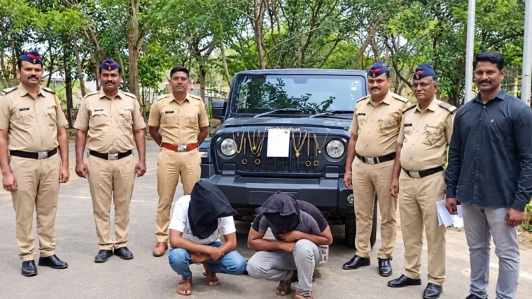 कोल्हापुर में 19 वर्षीय ने चाचा के घर से 15 तोला सोना चुराया, महिंद्रा थार खरीदी और पूजा में चाचा को बुलाया