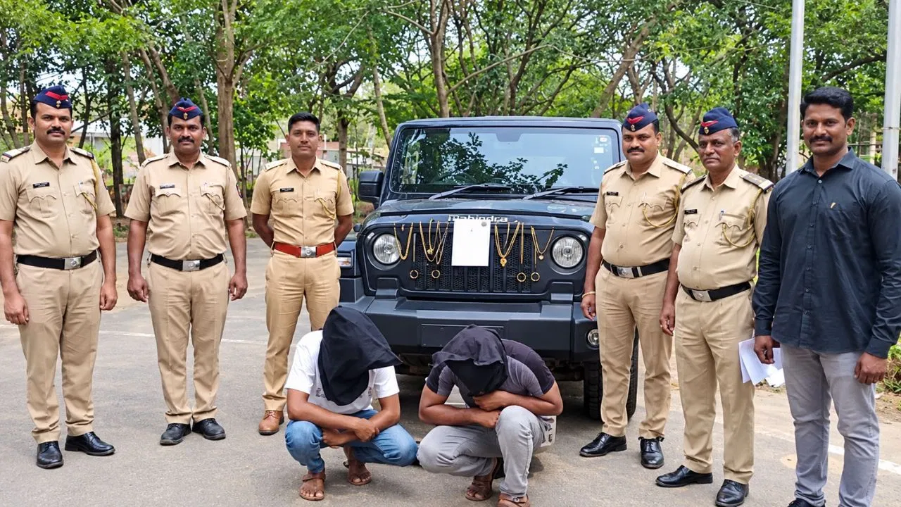 कोल्हापुर में 19 वर्षीय ने चाचा के घर से 15 तोला सोना चुराया, महिंद्रा थार खरीदी और पूजा में चाचा को बुलाया