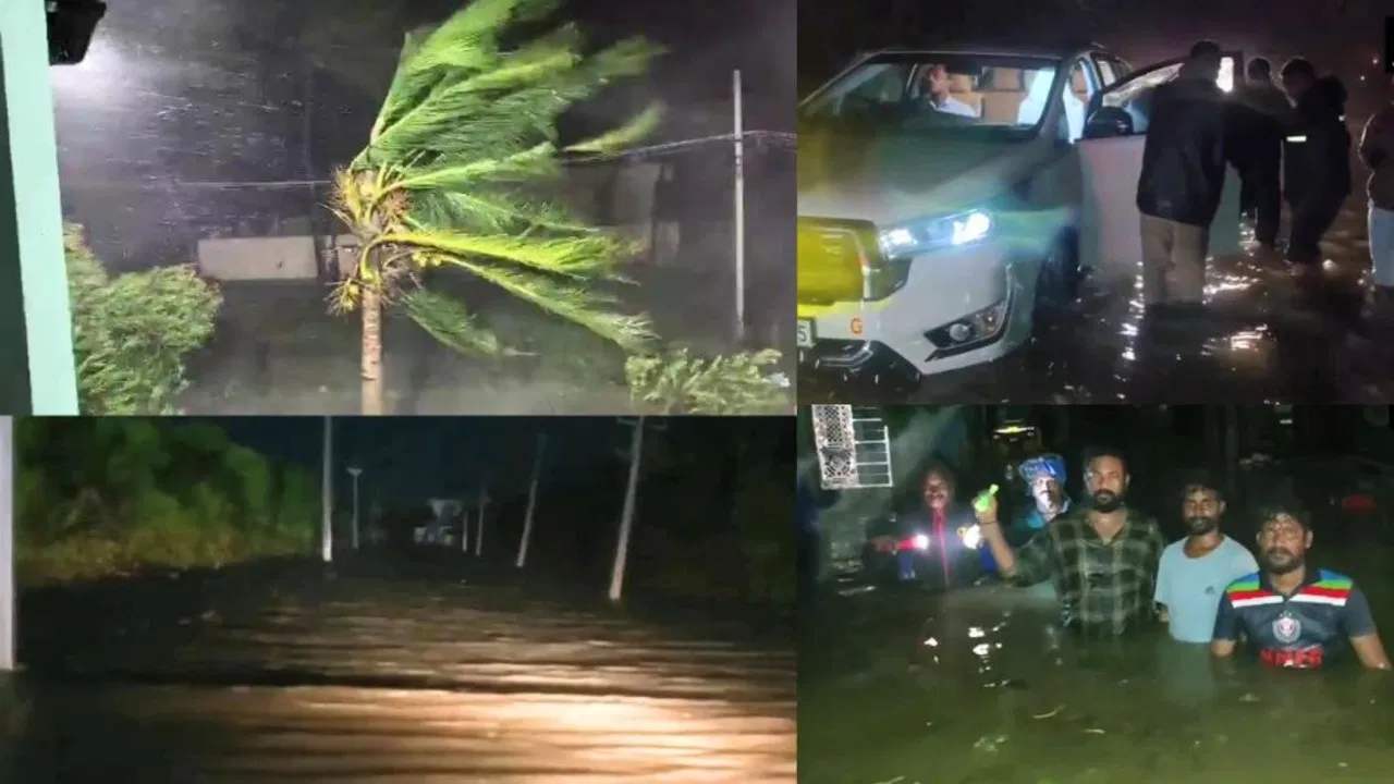 चक्रवात ‘अर्नब’ का महासंकट: लैंडफॉल से पहले समुद्र का पानी गांव में घुसा, अलर्ट जारी