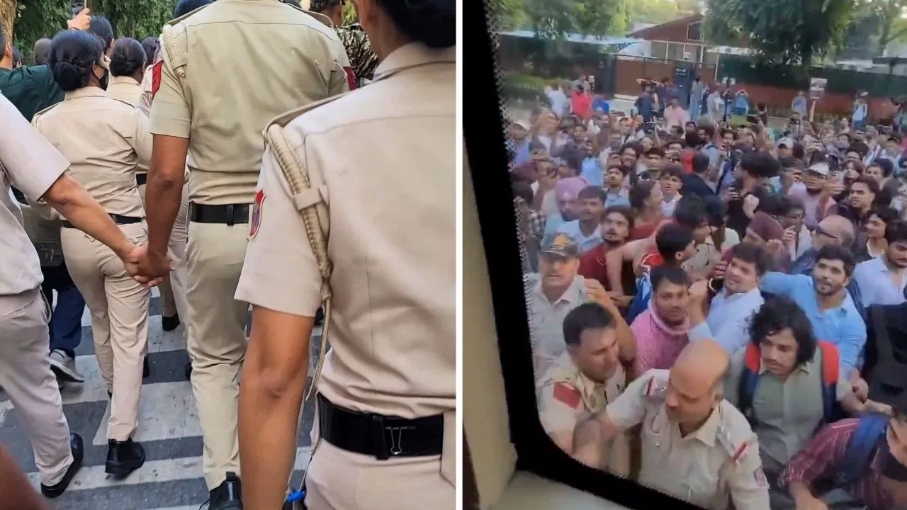 जंतर-मंतर पर प्रोटेस्ट में यूट्यूबर की हँसी‑भरी ‘बस‑बिचौली’ वायरल