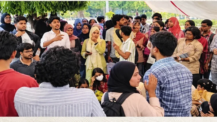 जामिया मिल्लिया इस्लामिया में छात्र संघ चुनावों की मांग पर आंदोलन जारी