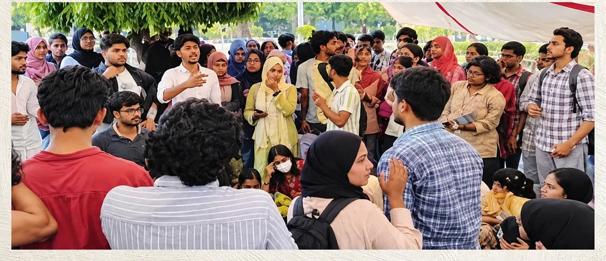 जामिया मिल्लिया इस्लामिया में छात्र संघ चुनावों की मांग पर आंदोलन जारी