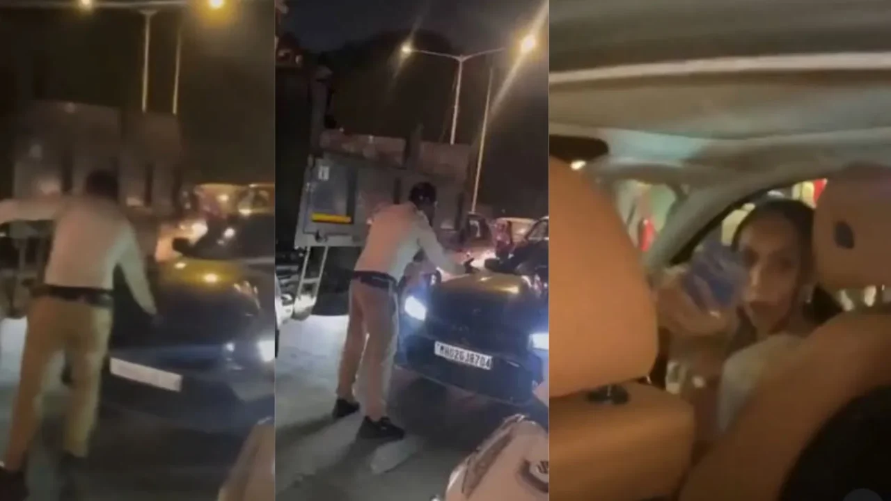 जुहू में BMW सवार महिला ने ट्रैफिक पुलिस पर कार चढ़ाने की कोशिश की, फिर धमकी देकर फरार