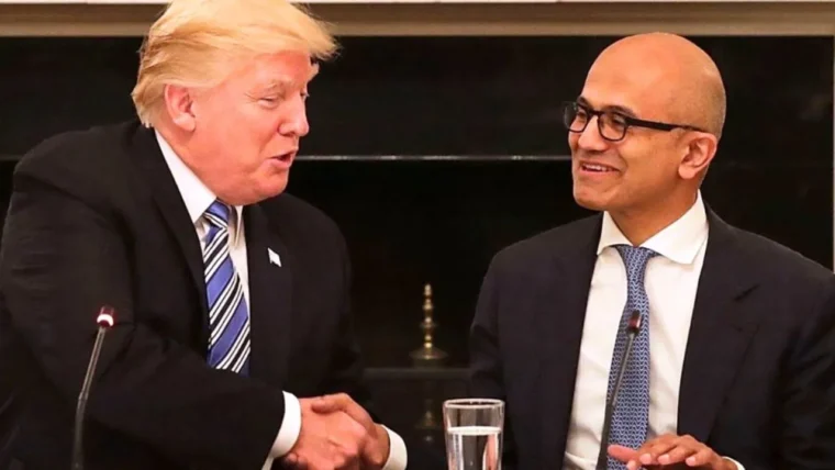 ट्रंप ने सत्या नडेला को राष्ट्रीय मेडल से सम्मानित किया, जबकि वेंस ने Microsoft पर H‑1B कार्रवाई की