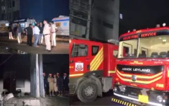 दिल्ली के मंगोलपुरी में जूता फैक्ट्री में भीषण आग, 4 मौतें और 2 घायल