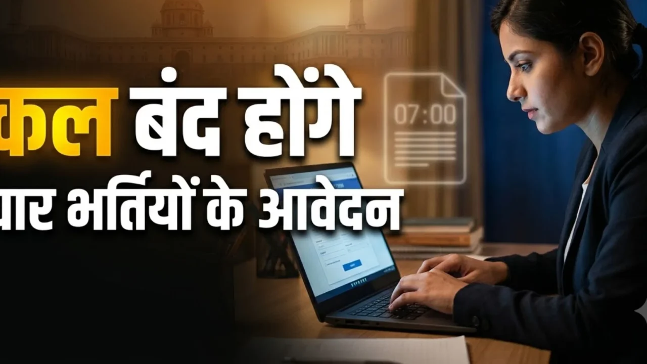 दिल्ली बाल अधिकार आयोग, ईआईएल और DRDO के 4 सरकारी भर्ती के लिए आवेदन की अंतिम तिथि कल