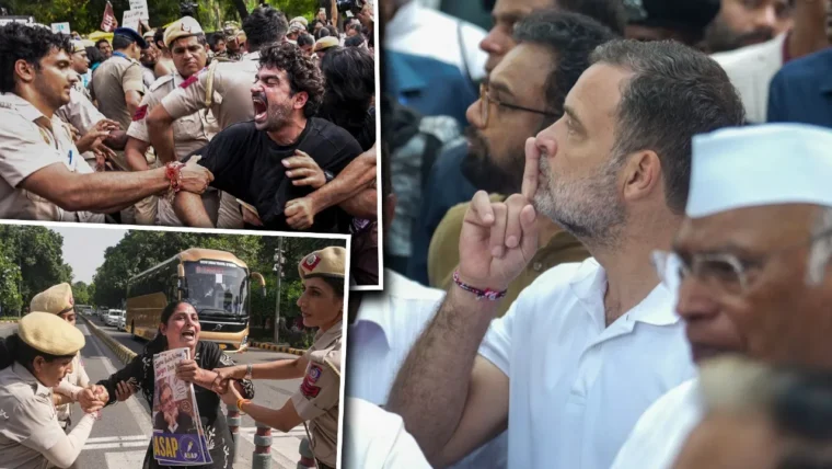 दिल्ली में CEC के खिलाफ प्रदर्शन पर पुलिस ने दर्ज की 27 FIR, 4 भारतीय न्याय संहिता धाराओं का सबसे अधिक उपयोग