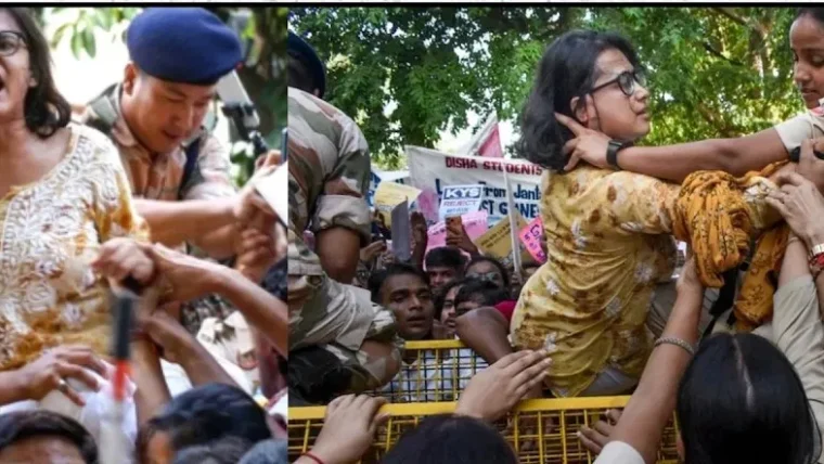 दिल्ली में मंडी हाउस पर आइसा की नेता नेहा बोरा की हिरासत, विरोध प्रदर्शन की पृष्ठभूमि