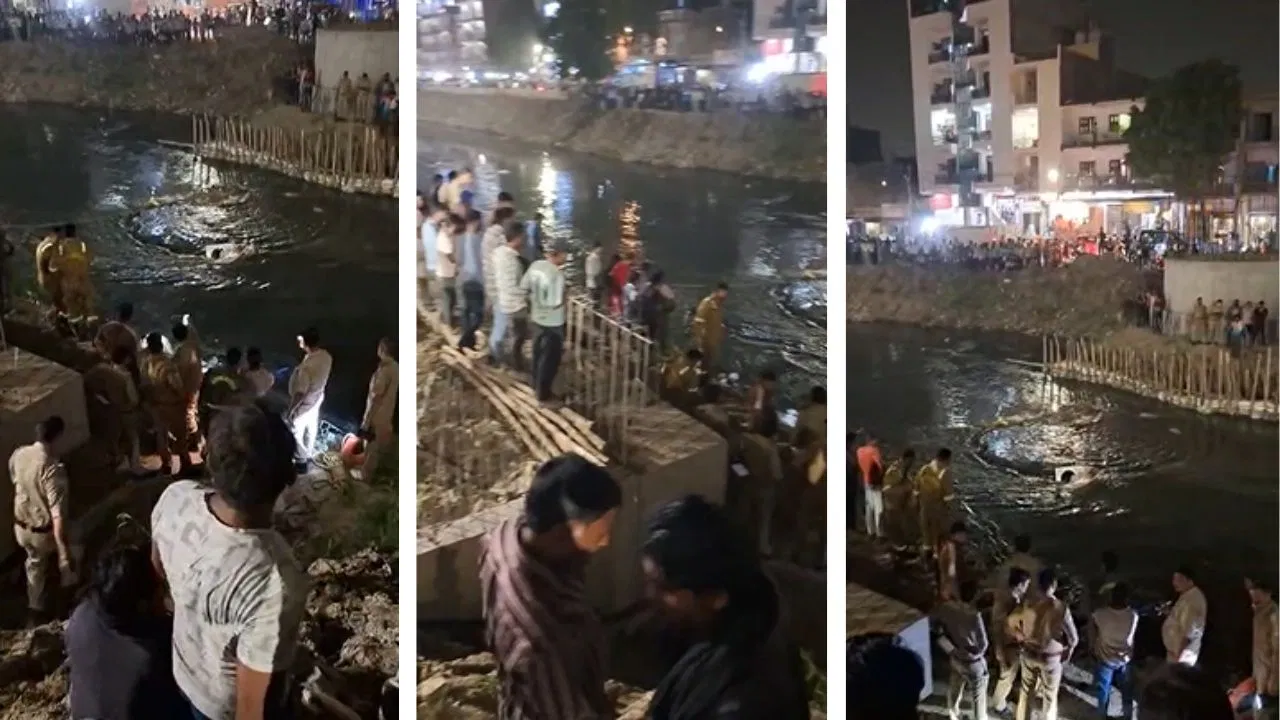 नोएडा के सेक्टर‑81 मेट्रो स्टेशन के पास युवक नाले में गिरा, सर्च ऑपरेशन जारी
