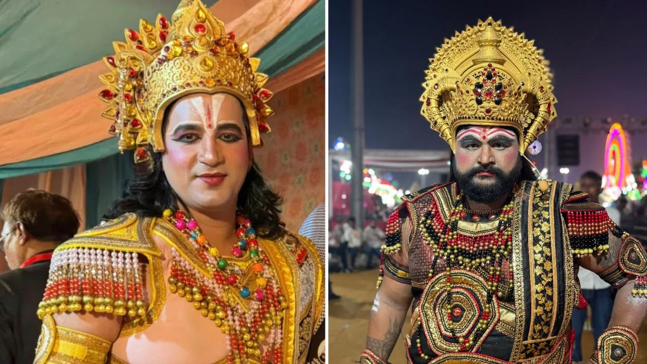 नोएडा में एक परिवार का अनोखा संतुलन: दिन में नौकरी‑व्यवसाय, शाम को रामलीला के मंच पर