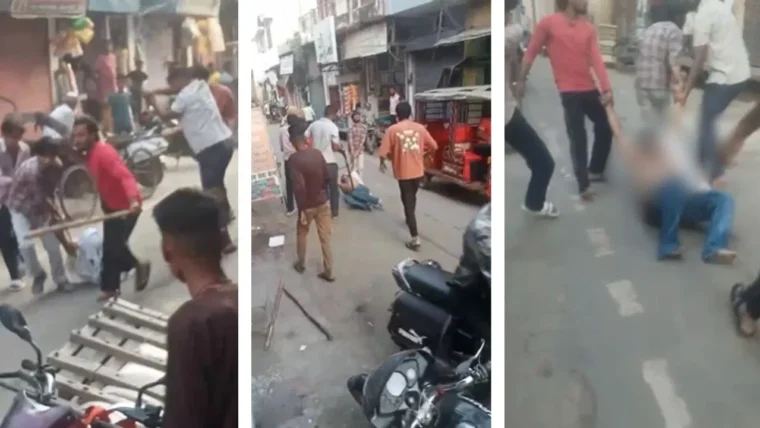 बरेली में सुमित गुप्ता पर रंजिश के चलते लाठी-डंडे से बेरहमी पिटाई, 100 मीटर तक सड़क पर घसीटा गया