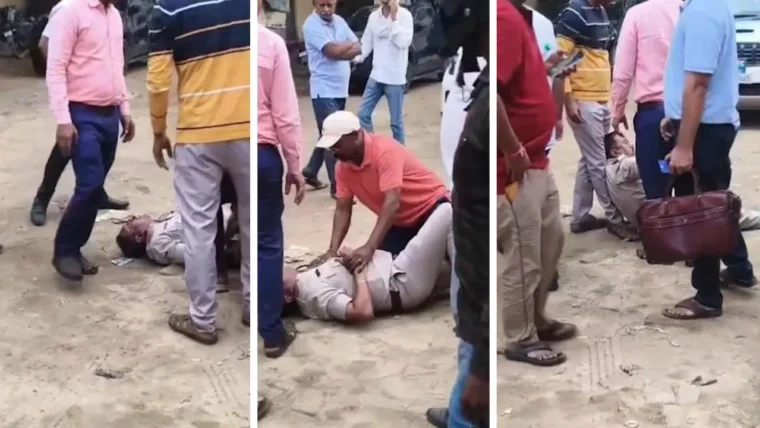 मधुबनी में ट्रैफिक DSP सुजीत कुमार को 30,000 रुपये की रिश्वत लेते पकड़े, गिरते हुए चक्कर आए