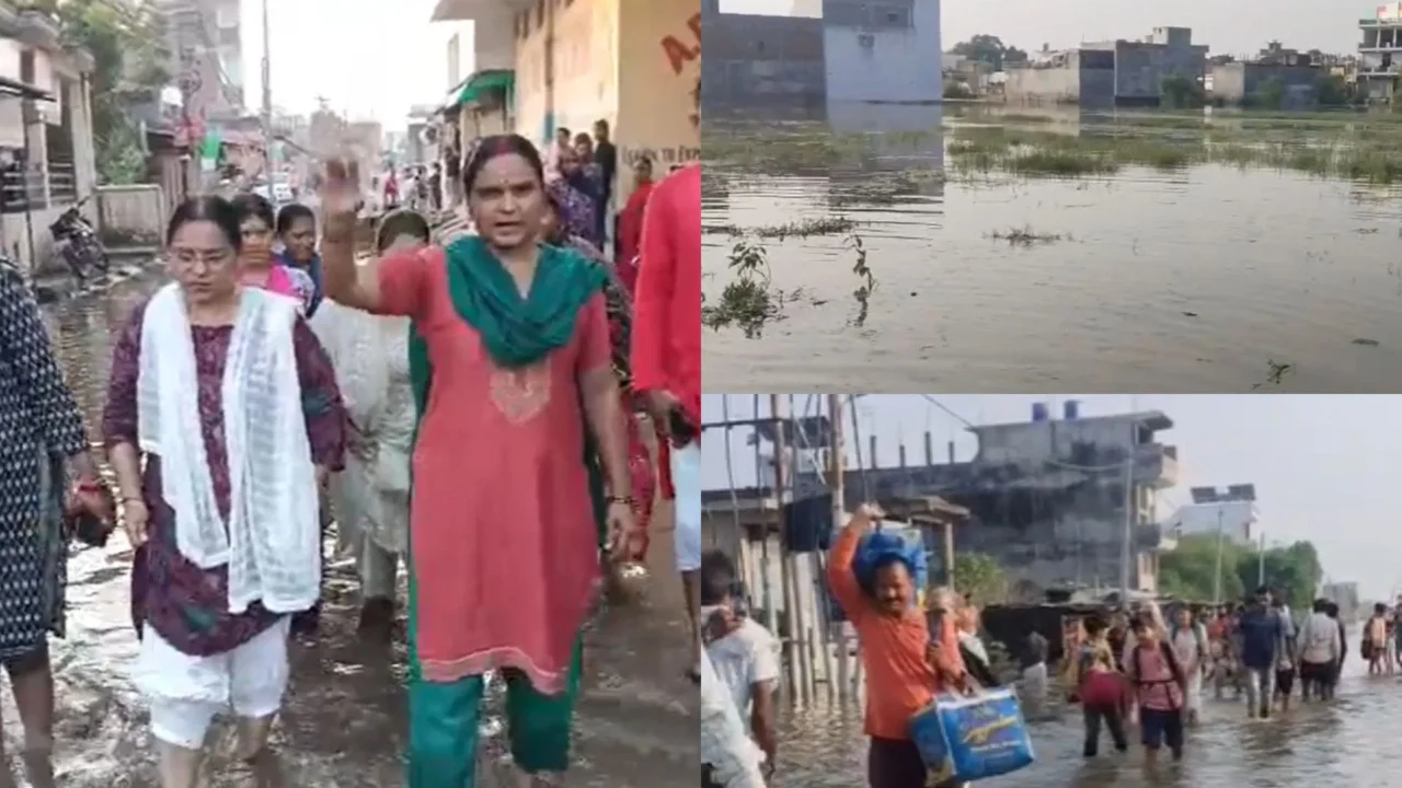 लखनऊ में गोमती की बाढ़ से फैजुल्लागंज फिर डूबा, 10,000 लोग पलायन कर चुके