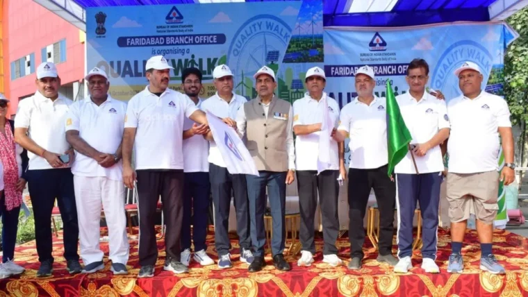 विश्व मानक दिवस 2026: फरीदाबाद में BIS की गुणवत्ता यात्रा ने स्वच्छ ऊर्जा का संदेश दिया