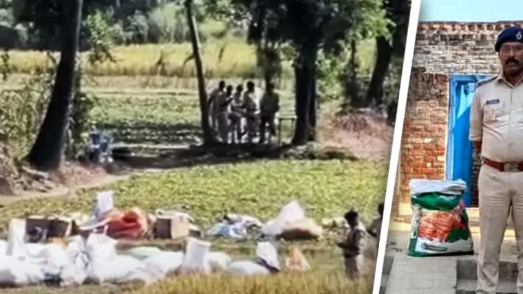 सिवान में अवैध पटाखा कारखाने की छापेमारी: 15 घर, 130 बोरा विस्फोटक और 5 मौतें