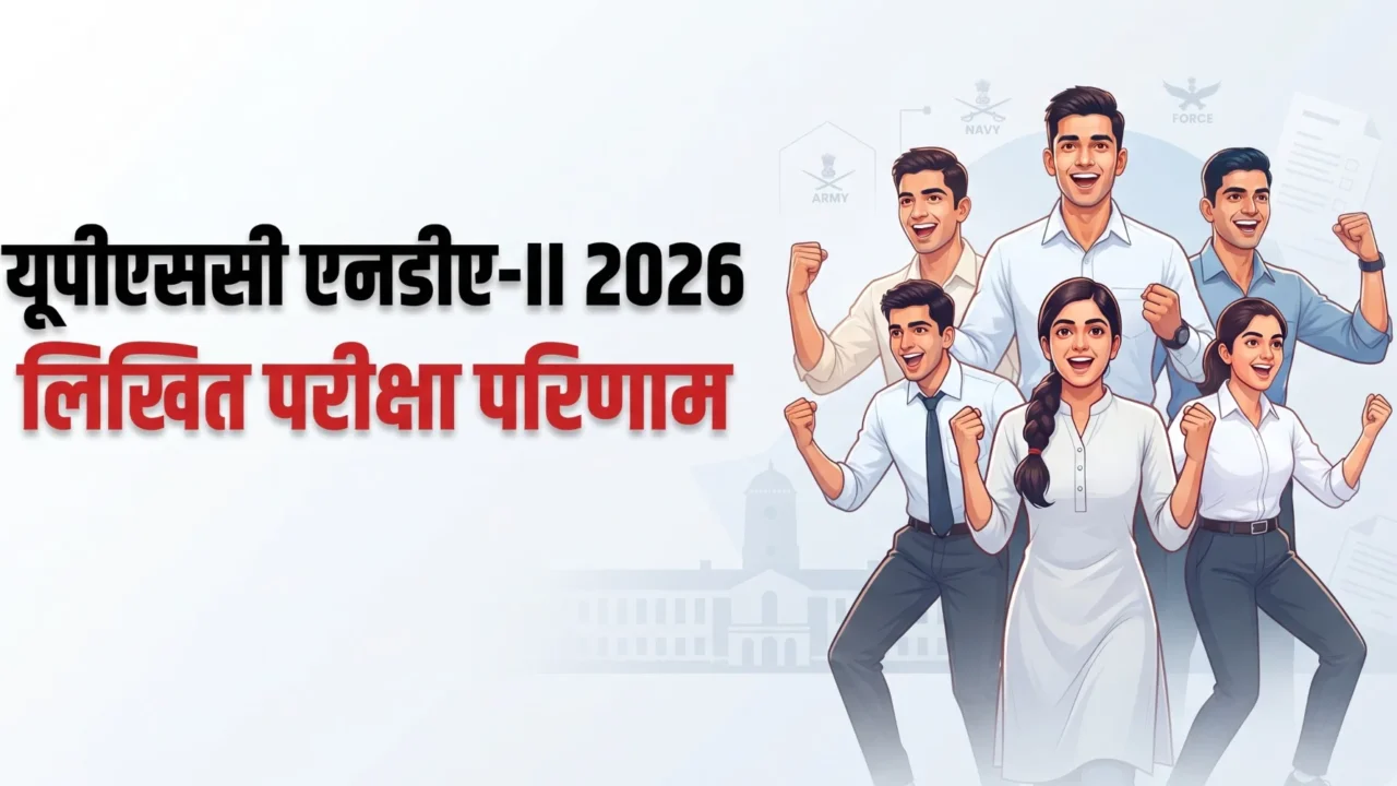 UPSC NDA-II 2026 लिखित परीक्षा का परिणाम जारी, सफल अभ्यर्थी एसएसबी इंटरव्यू के लिए आगे बढ़ेंगे