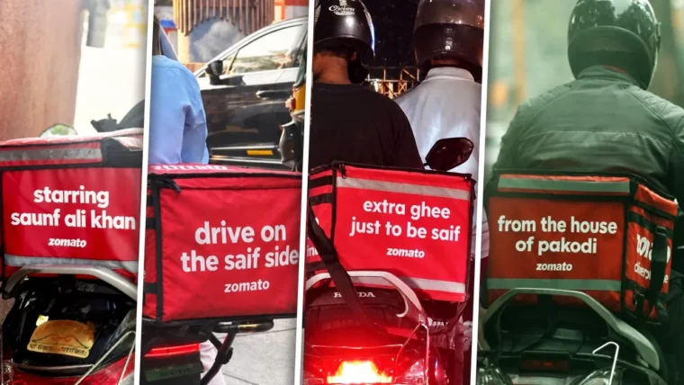 Zomato ने सैफ अली खान के घी वाले वायरल पल को डिलीवरी बैग कैंपेन में बदला